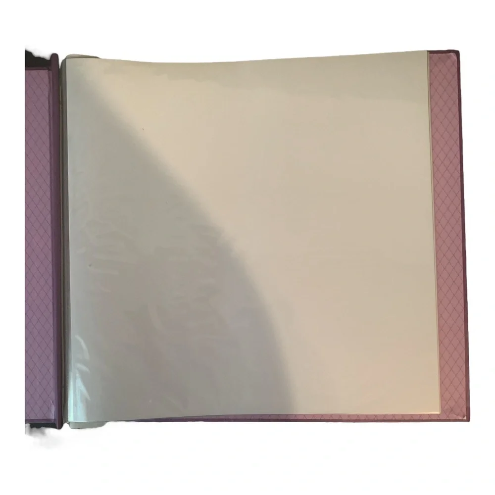 MBI Scrapbook Purple Trees 20 Pages 12 Inch X 12 Inch White Pages Fading 823340